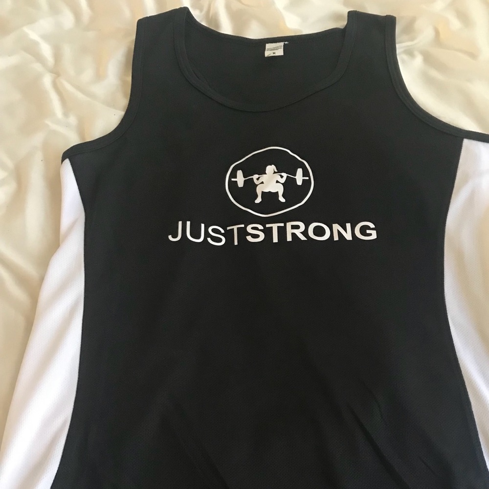 Just Strong racer back tank